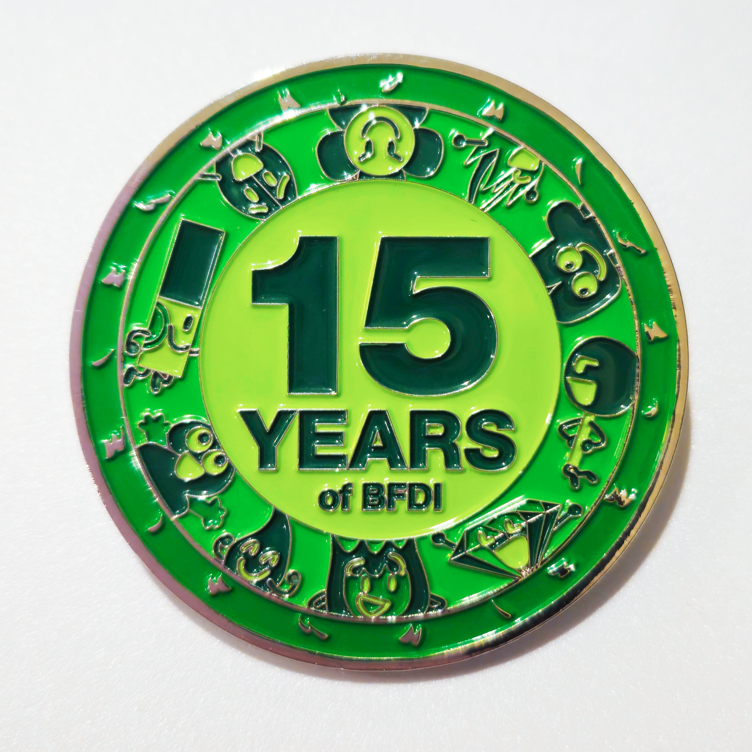 15 Years of BFDI Pin