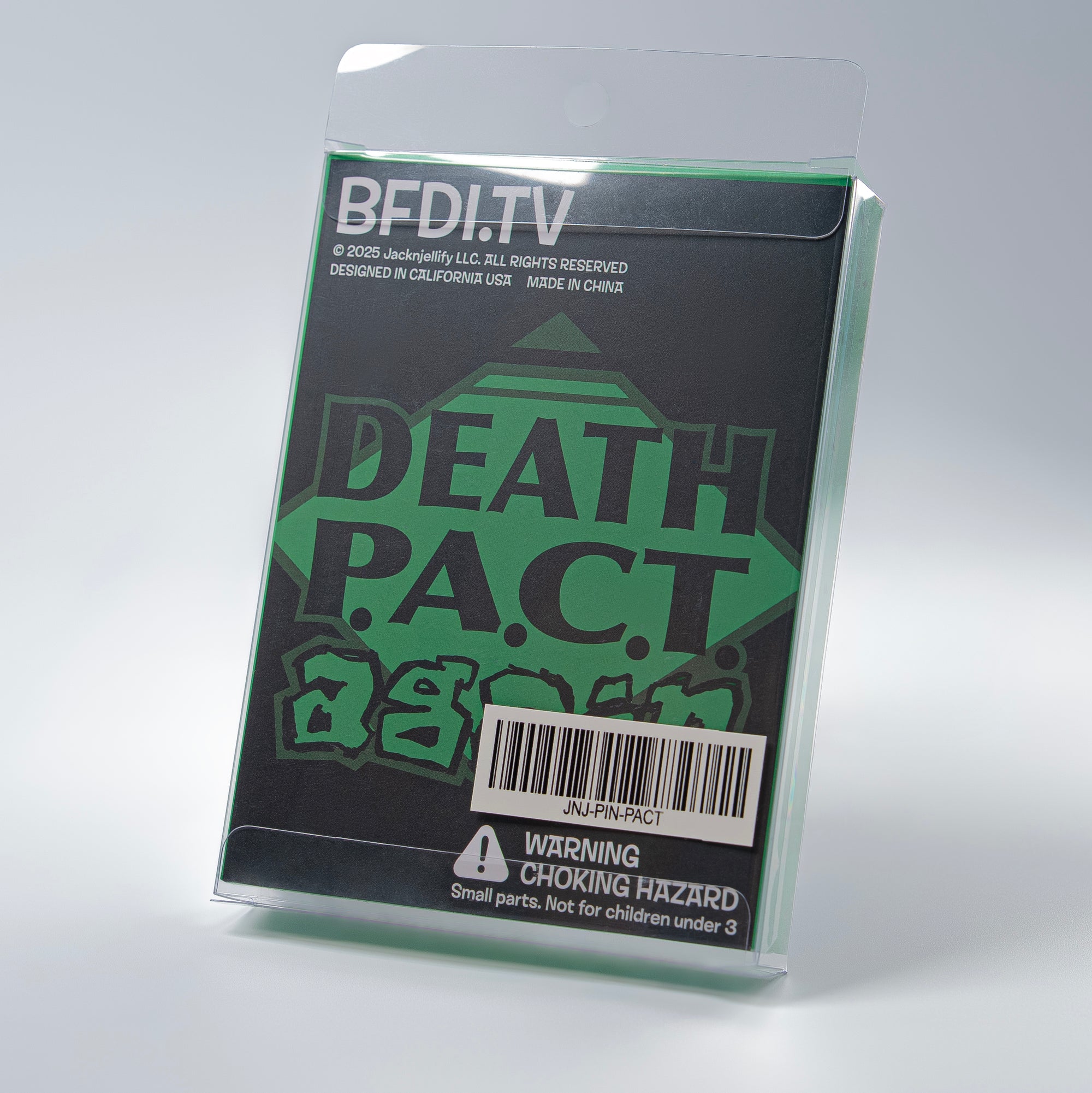 DEATH P.A.C.T AGAIN Spinning Pin