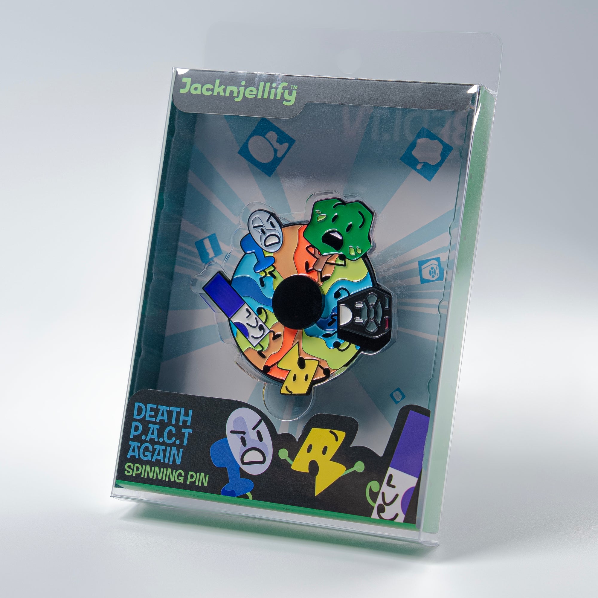 DEATH P.A.C.T AGAIN Spinning Pin