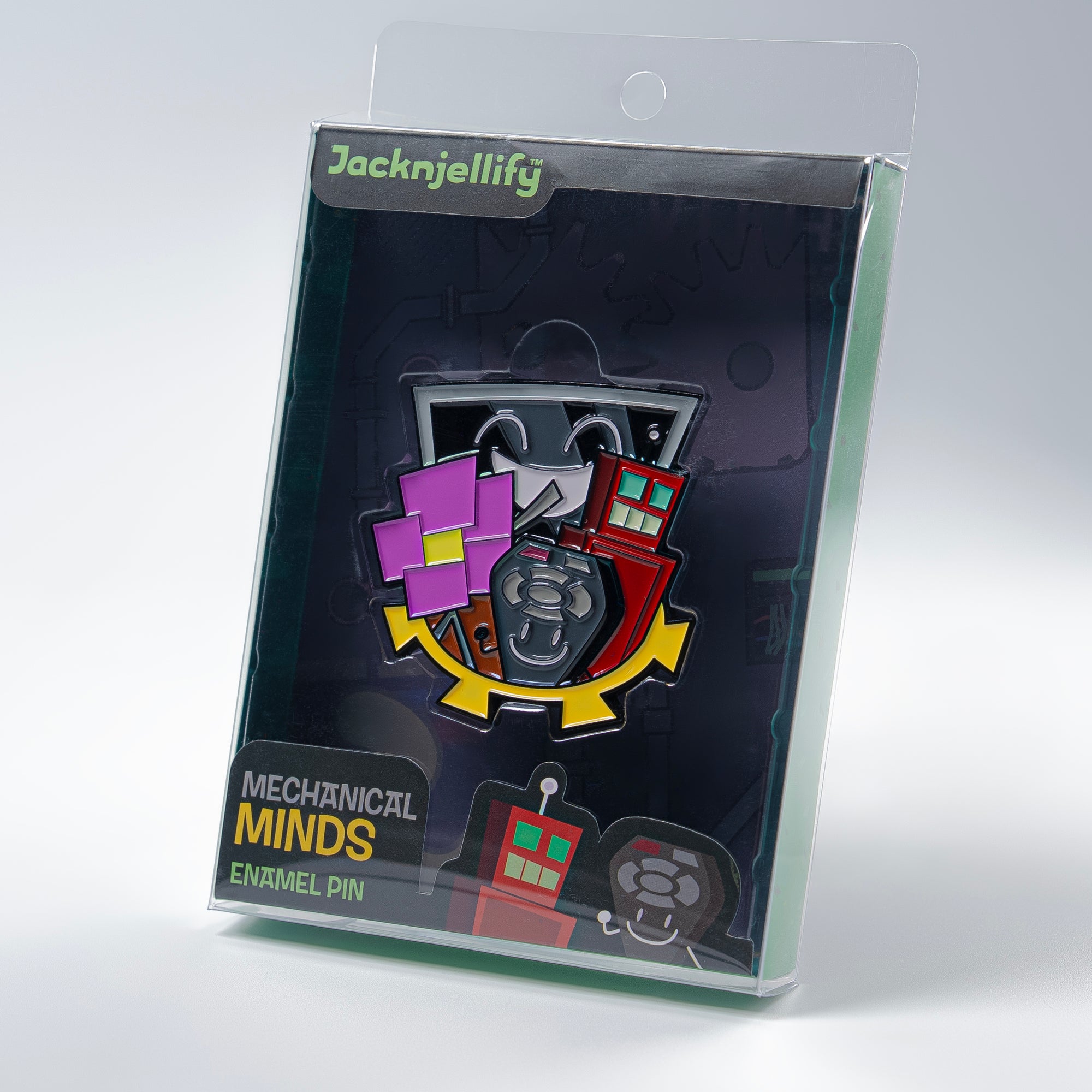 Mechanical Minds Enamel Pin