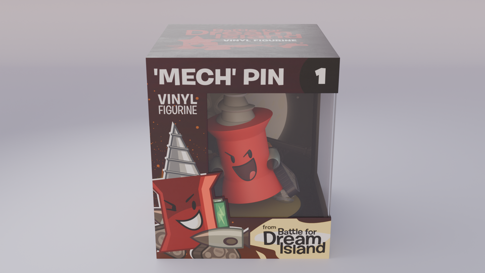 Mechpin With Rockets Mech Pin Vinyl Figurine – Jacknjellify
