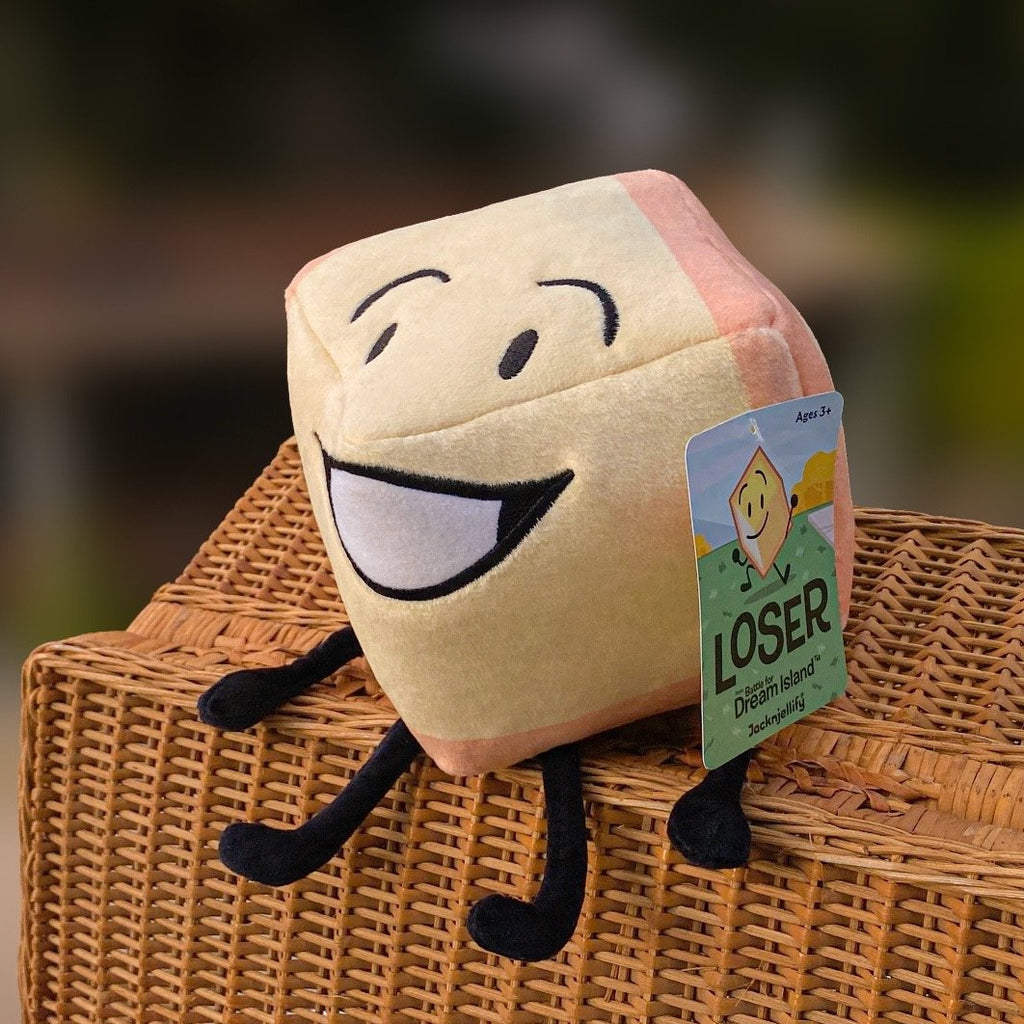 Front view of the Loser Plush.